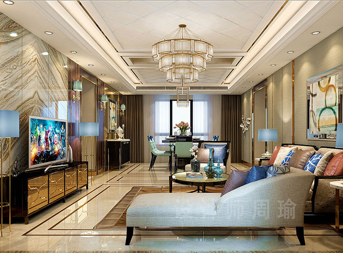 抠逼喷潮黄色视频世纪江尚三室两厅168平装修设计效果欣赏